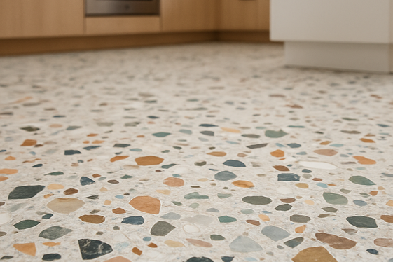 Terrazzo Flooring: Colorful and Creative Kitchen Designs illustration