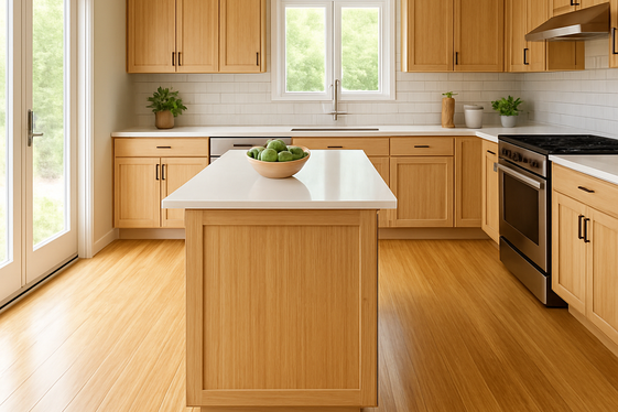 Bamboo Flooring: Eco-Friendly and Modern illustration
