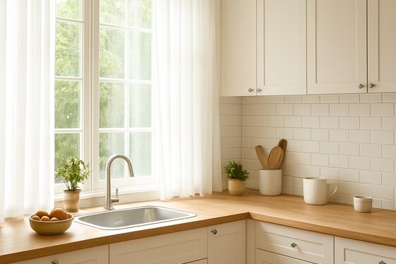 Maximize Natural Light with Sheer Curtains illustration