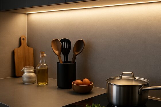 Install Under-Cabinet LED Strip Lights illustration