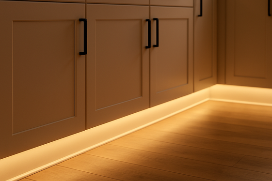 Install Toe-Kick Lighting for Ambiance illustration
