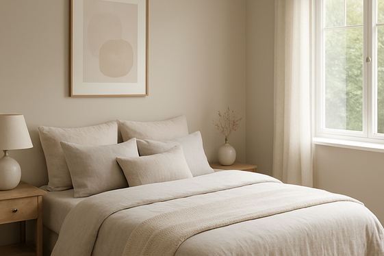 Use Soothing, Neutral Colors for a Relaxing Atmosphere illustration
