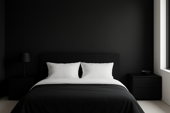 Black Bedroom Ideas with Minimalist Style illustration
