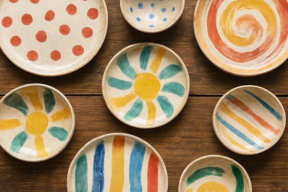 Choose Hand-Painted Ceramic Dinnerware illustration