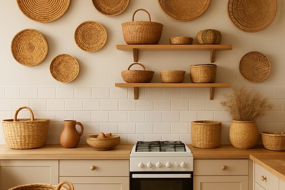 Use Woven Baskets as Storage and Decor illustration