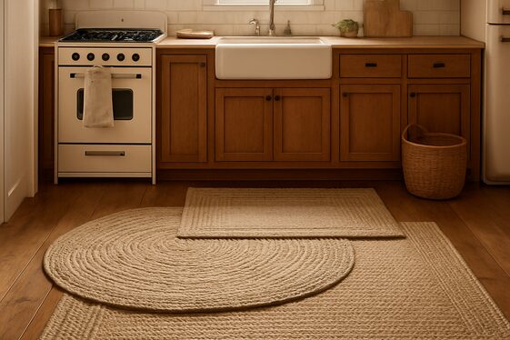 Layer Natural Fiber Rugs Underfoot illustration