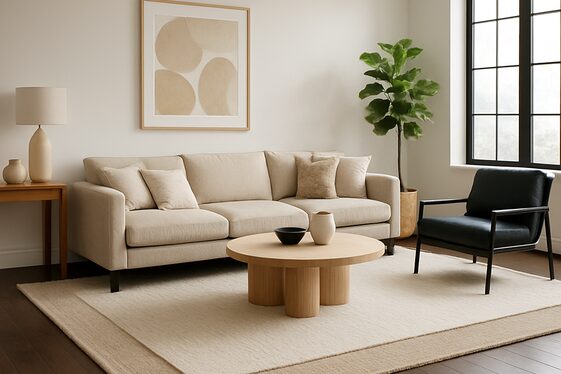 Using Dark Brown Wood Floors to Anchor Your Space illustration