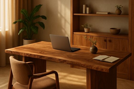 Nature-Inspired Wooden Furniture for Organic Texture illustration
