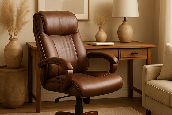 Brown Leather Chairs for Sophisticated Comfort illustration