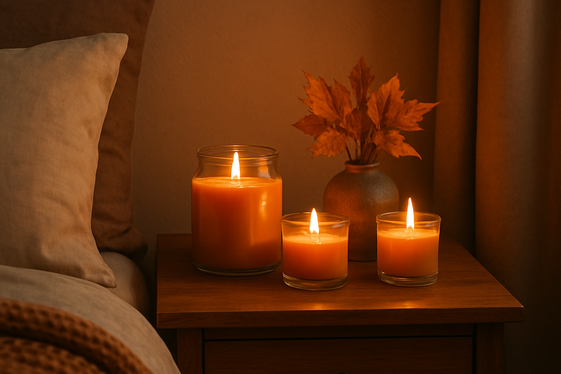Add Autumn-Inspired Scented Candles illustration