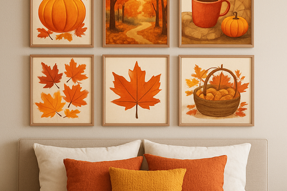 Display Seasonal Artwork and Prints illustration