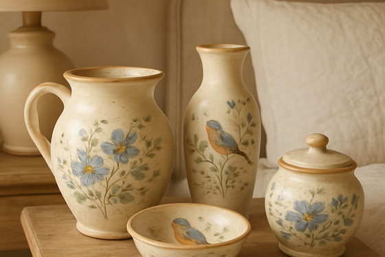 Hand-painted Ceramics and Pottery Accents illustration