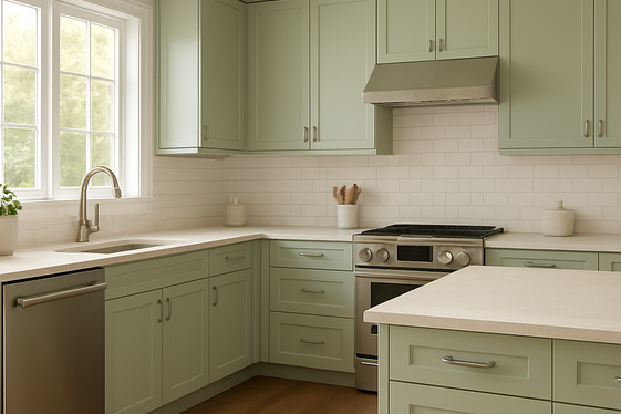 Soft Sage Green Cabinets for a Calm Kitchen Vibe illustration
