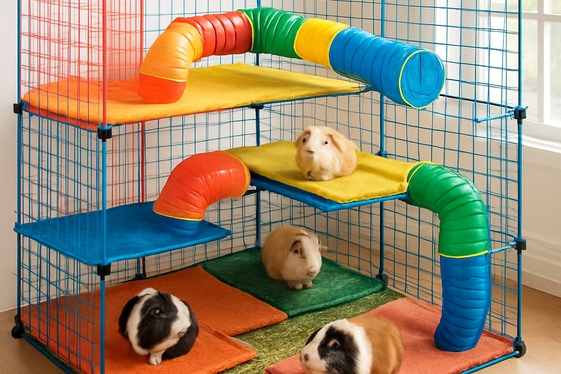Cozy C&C Grids Cage Setup for Maximum Fun illustration