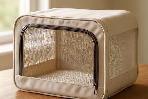 Customizable Fabric and Mesh Soft Cage illustration