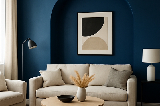 Paint Alcove Walls in Bold Colors for Drama illustration