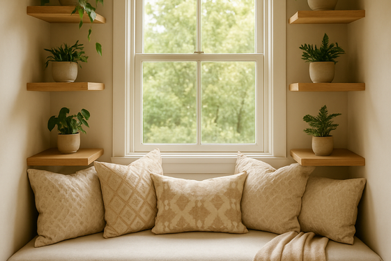 Add a Window Seat to Brighten Your Space illustration