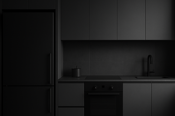 Matte Black Appliances to Complement Bold Styles illustration