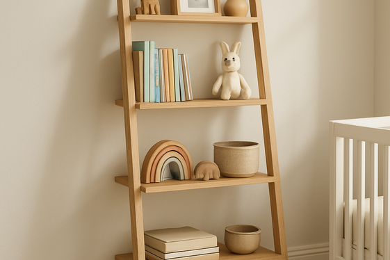 Ladder Shelves for a Trendy Storage Solution illustration