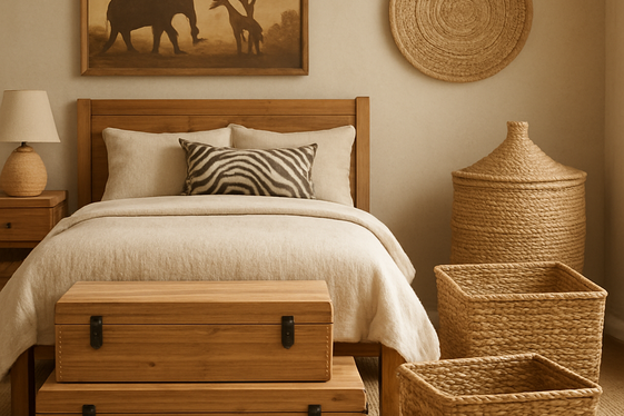 Creative Storage Solutions with a Safari Touch illustration