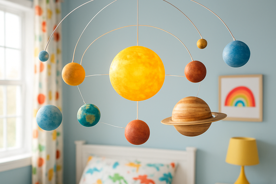 Solar System Mobiles for Visual Learning illustration