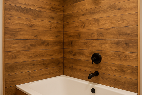 Wood-Look Panels for Warmth and Texture illustration