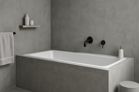 Concrete Surrounds for Industrial Cool illustration
