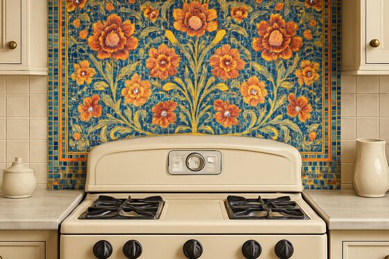 Include Patterned or Mosaic Backsplashes illustration