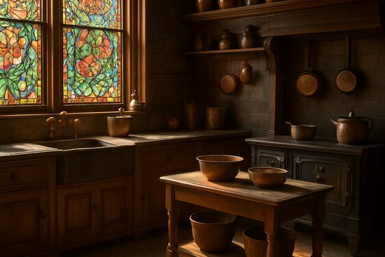 Incorporate Stained Glass Window Accents illustration