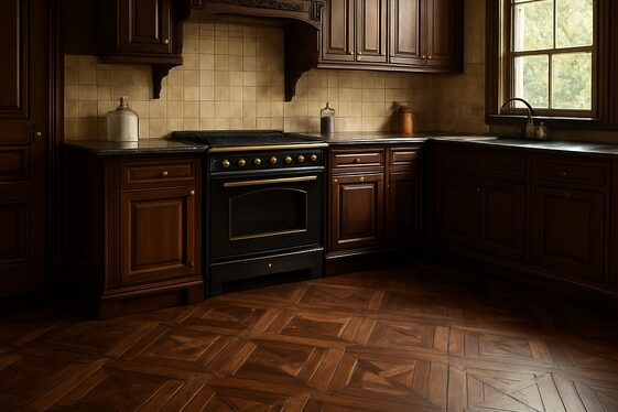 Select Hardwood Floors with Patterned Inlays illustration