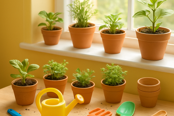 Indoor Garden Areas to Teach Responsibility illustration