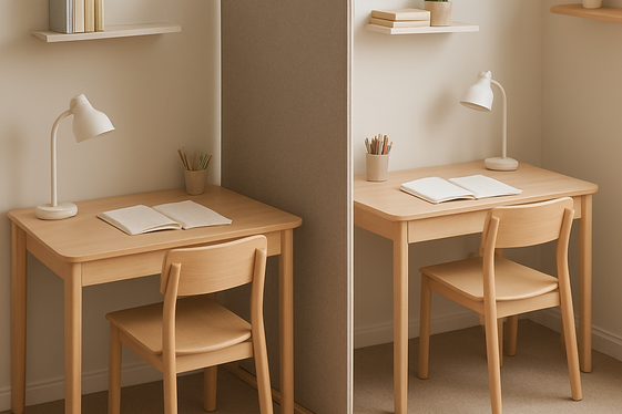 Homework Pods for Siblings Sharing a Space illustration