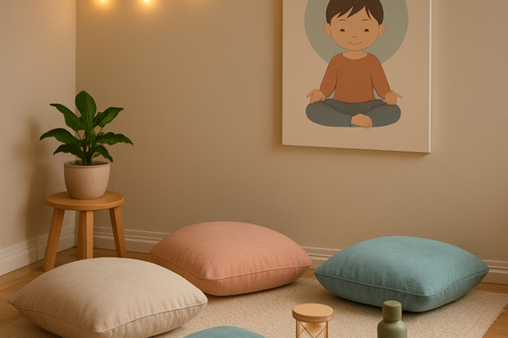 Creating a Calm and Mindful Meditation Zone illustration