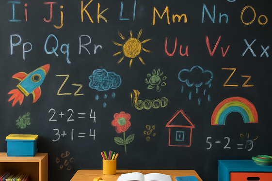 Using Chalkboard Walls for Interactive Learning illustration