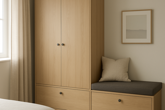 Multipurpose Cupboards with Seating illustration
