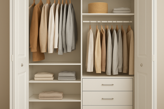 Closet Systems for Organizing Everything illustration
