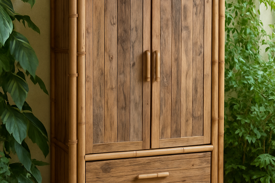Eco-Friendly Cupboards in Sustainable Materials illustration