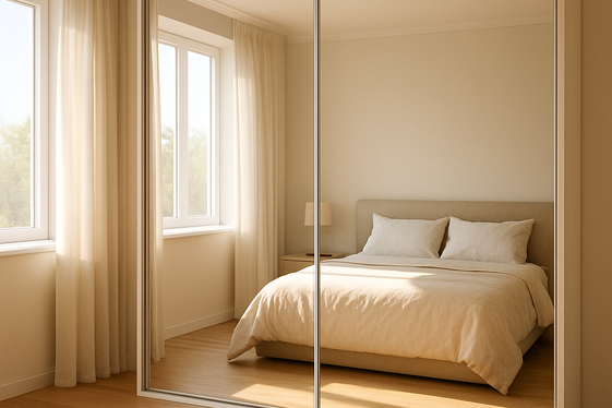 Mirrored Doors to Brighten and Expand illustration