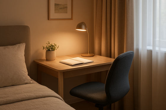 Create a Compact Corner Workspace illustration