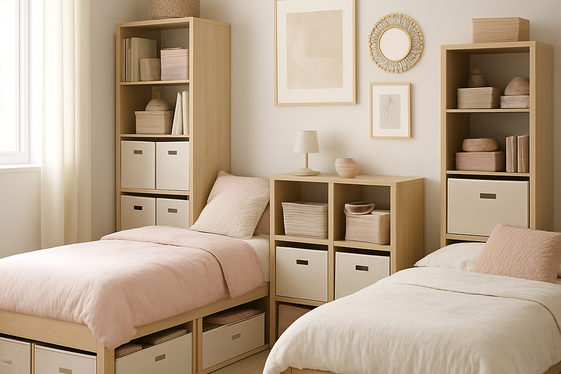 Incorporate Stylish Storage That Grows with Your Girls illustration