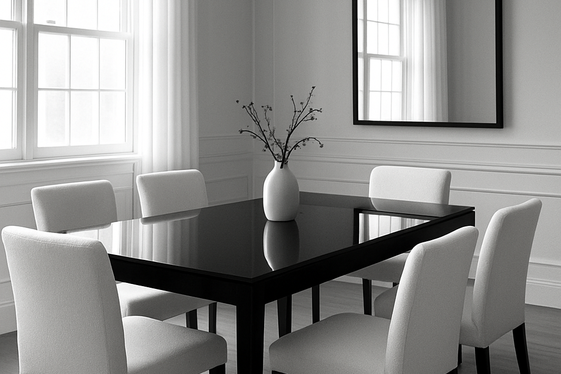 Classic Black and White Contrast for Timeless Appeal illustration