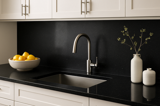 Glossy Black Countertops for a Chic Shine illustration
