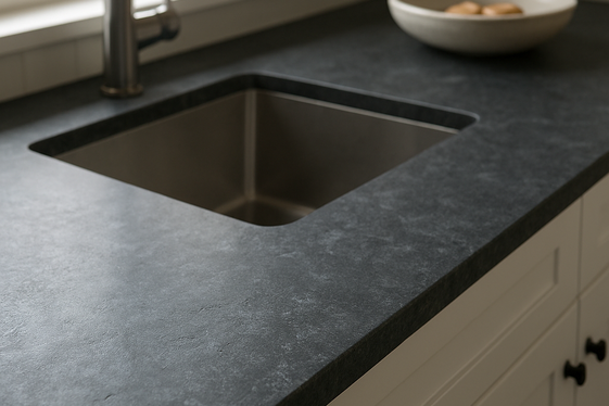 Textured Black Stone for Natural Elegance illustration