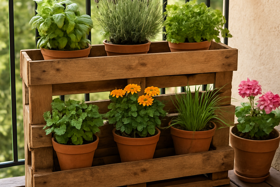 DIY Pallet Container Gardens for Rustic Charm illustration