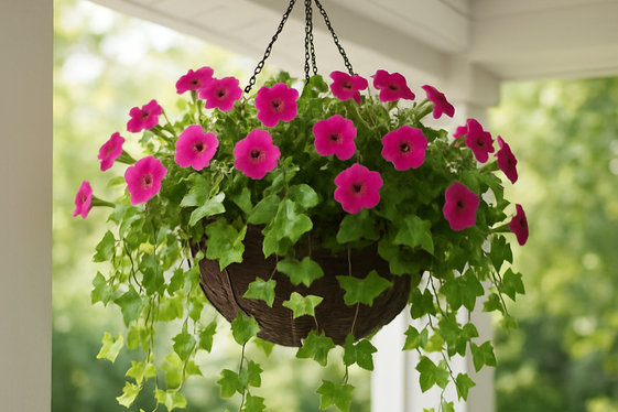 Hanging Basket Gardens for Space-Saving Beauty illustration