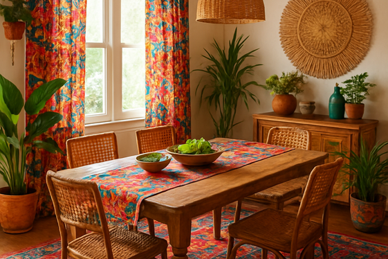 Bohemian Tassel-Trim Curtains for Free-Spirited Vibes illustration