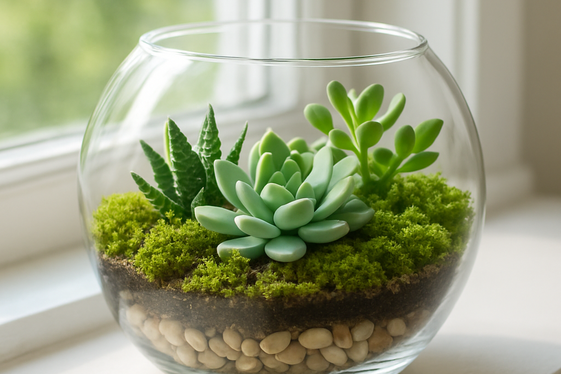 Add Life to Your Room with Indoor Terrariums illustration