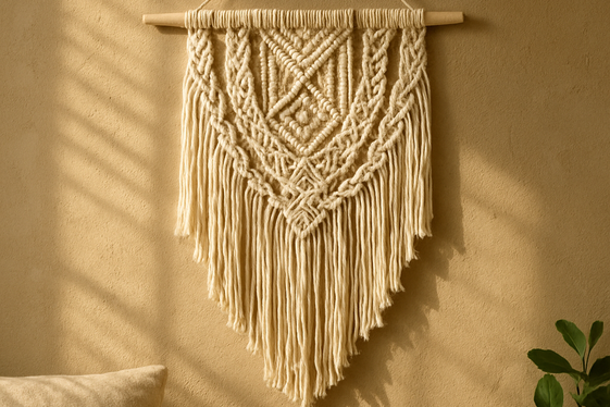 Craft a Boho-Inspired Macramé Wall Hanging illustration