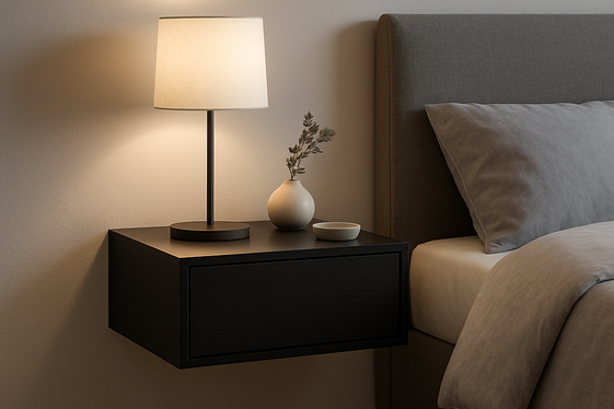 DIY Floating Nightstands to Save Floor Space illustration