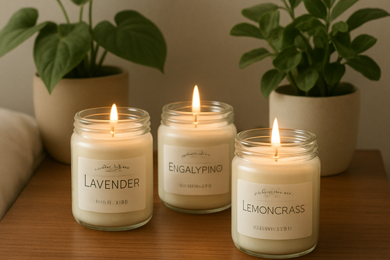 Make Your Own Scented Soy Candles illustration